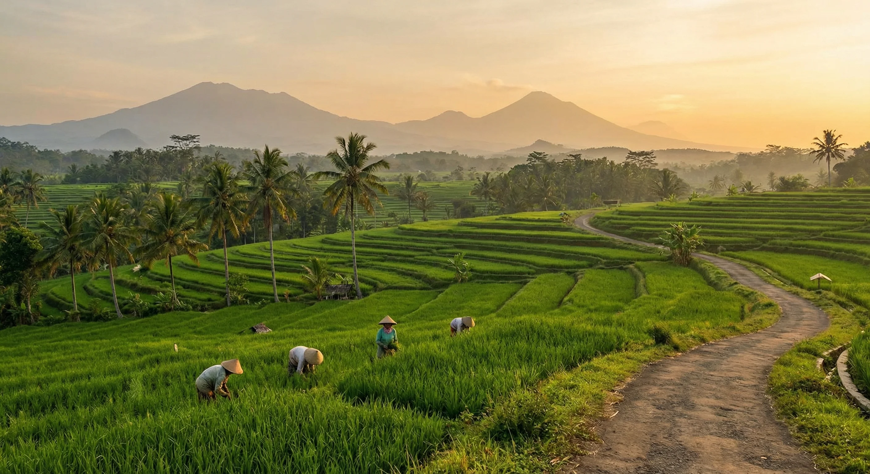 Pemandangan Desa Jatiwates
